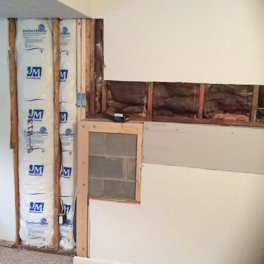 Wall insulation replacement during Contents Cleaning & Restoration in Sedona